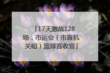 17天激战128场，市运会（市直机关组）篮球赛收官